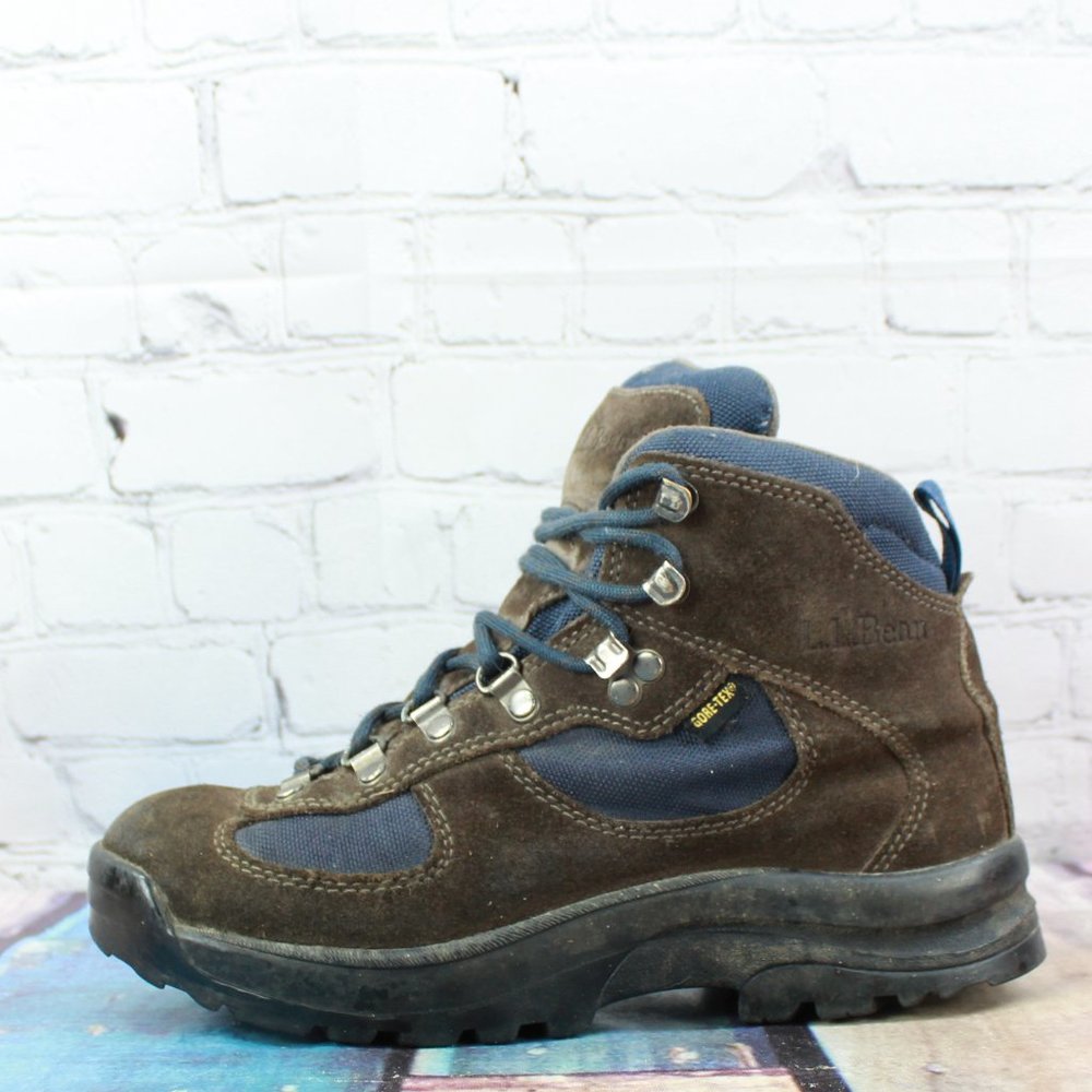 LL BEAN Lace-up Waterproof Trail Hiking Boots Sz 8